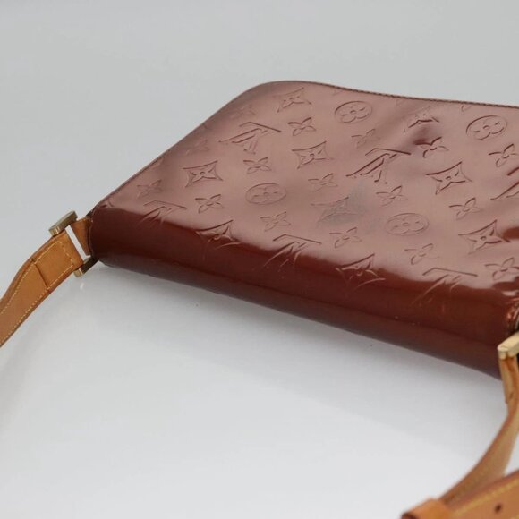 LOUIS VUITTON Monogram Vernis Thompson Street Bag Bronze M91124 LV Auth 115834 - Picture 8 of 16